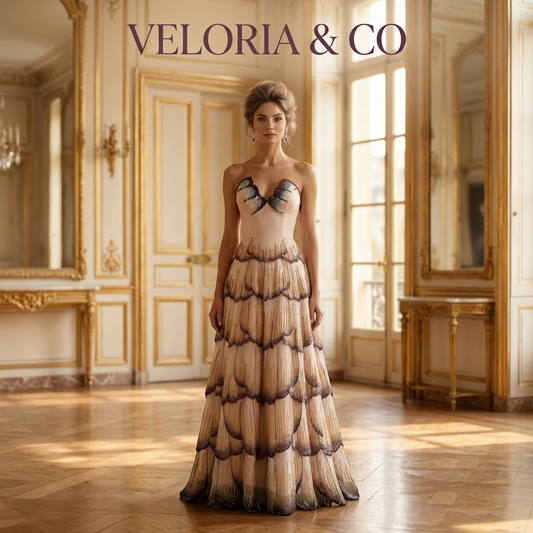 Butterfly Dust Couture Gown