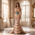 Celestial Shell Couture Gown