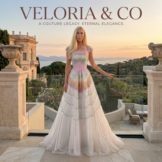 Aurora Prismatic Couture Gown
